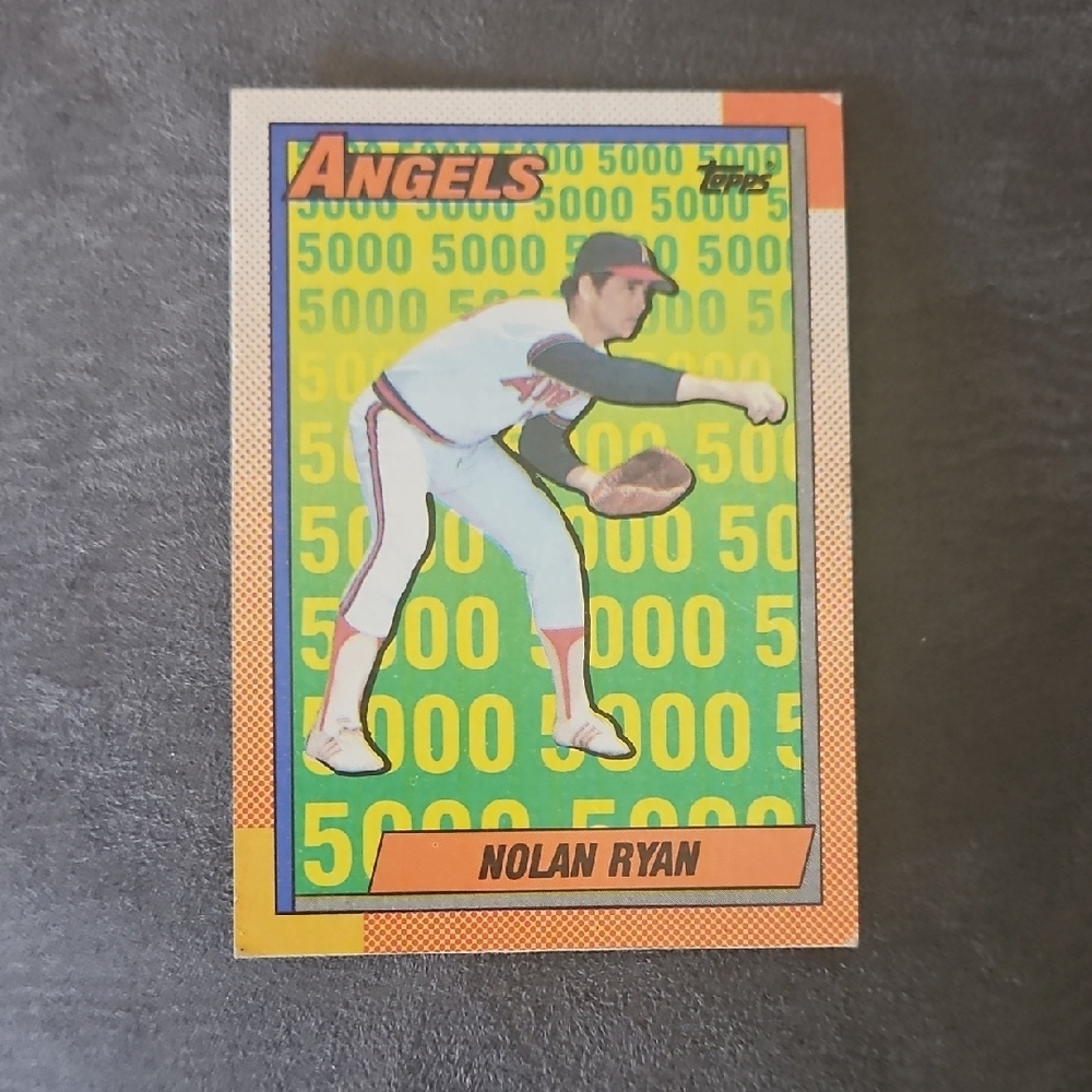 1990 Topps #3 Nolan Ryan LA Angels